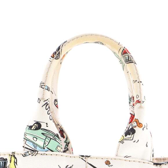 Prada Canapa Convertible Tote Printed #239066P57B - Picture 6 of 7